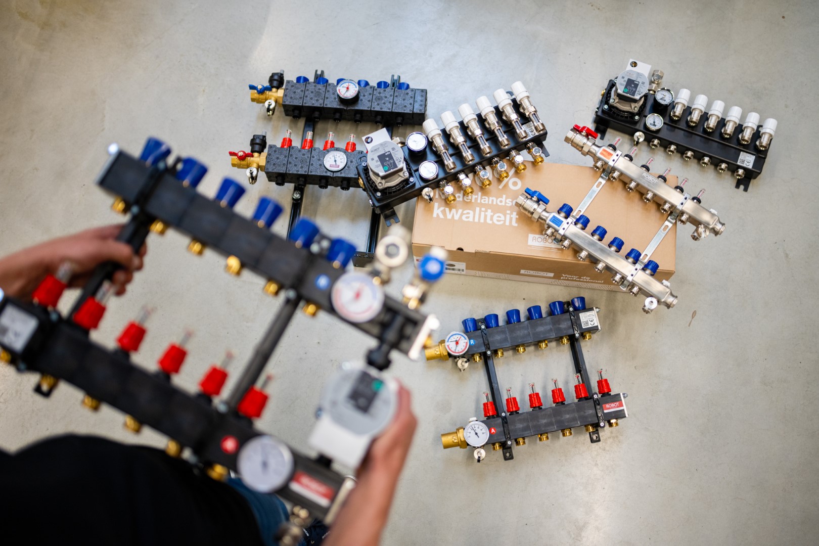 ROBOT vloerverwarming verdelers, hoe werkt een verdeler?